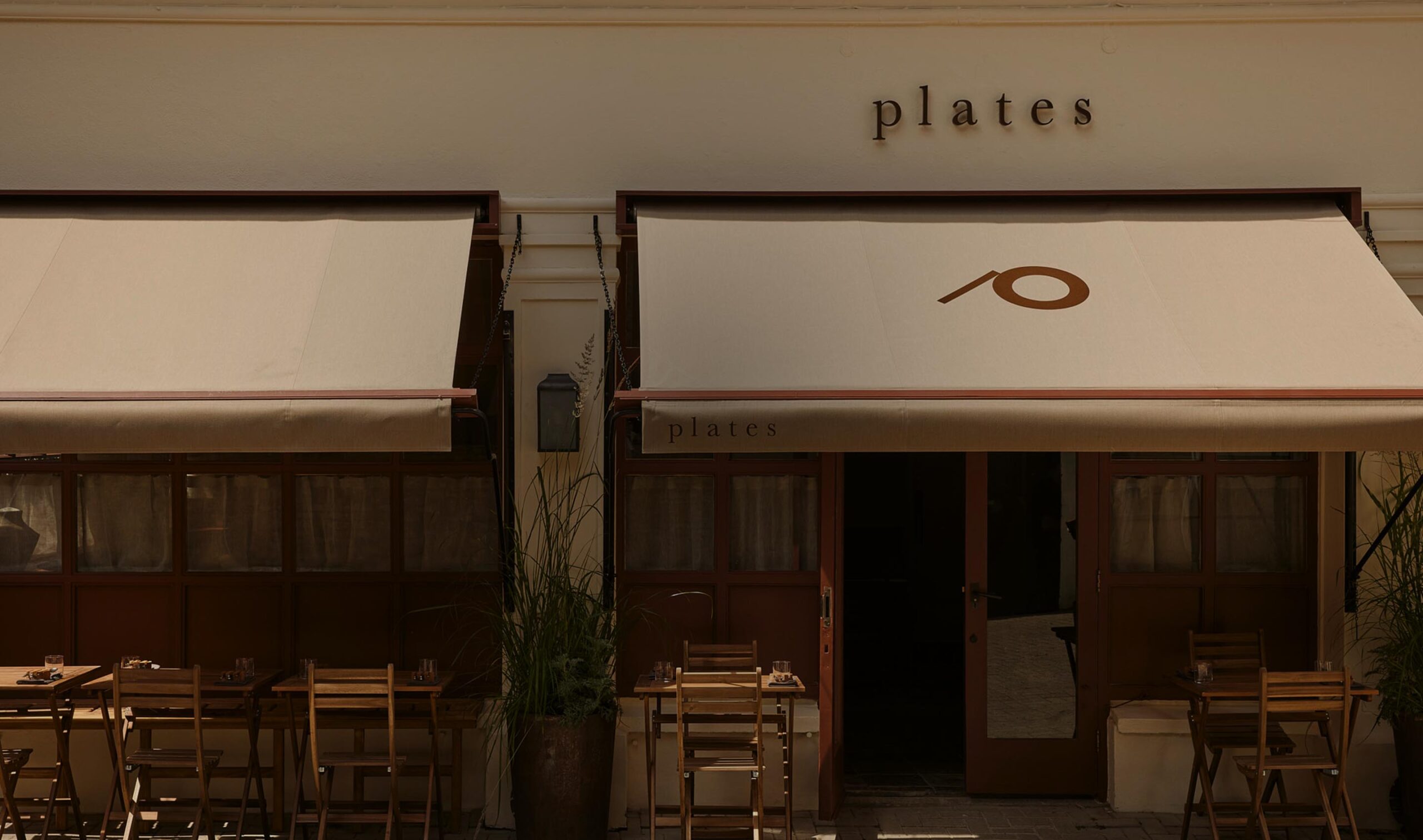 Inside the Plates restaurant