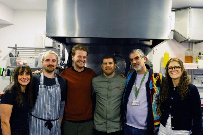 Kirk and Keeley Howarth meeting the team at Headway East London