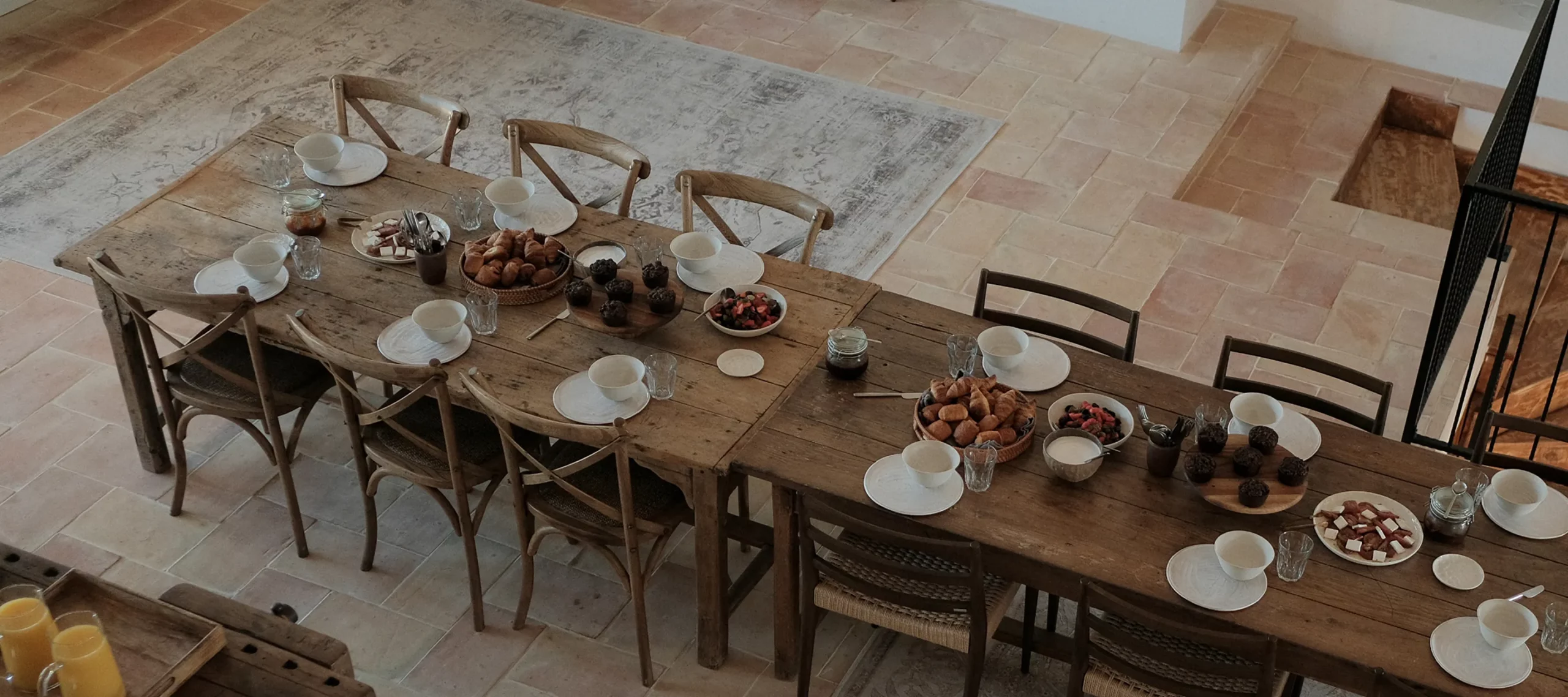 Breakfast table