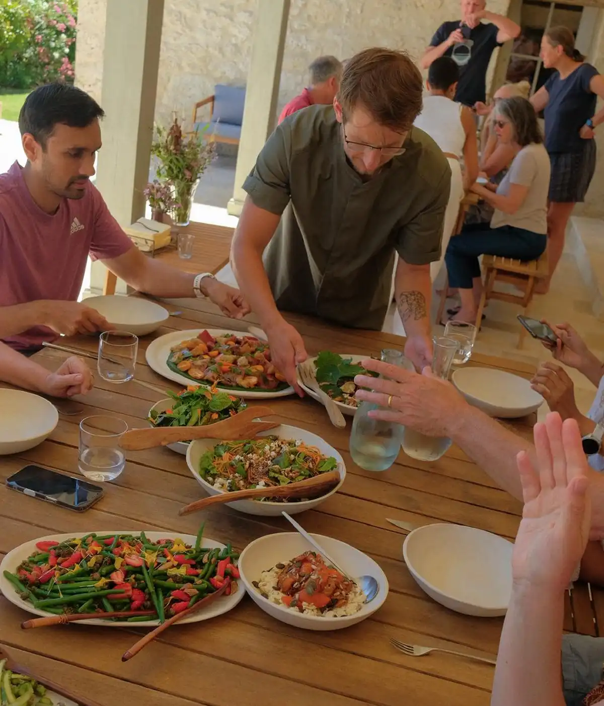 Outdoor dining